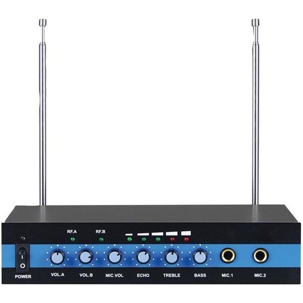 Blackmore Pro Audio Blackmore Pro Audio BMP-60 Dual Channel Wireless Microphone System; Black BMP-60